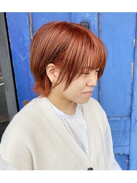ベランダ(veranda) リリーオレンジで可愛らしさを