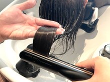 SNSで話題♪トリートメントの浸透力を高めるケアプロ使用