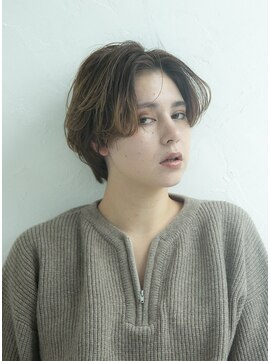 ミエル ヘア 新宿(miel hair) 〈mielhair新宿〉大人可愛いニュアンスショート