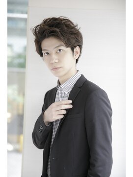 ルルディ バイ アフロディーテ銀座(luludi by APHRODITE) ハイライト/マッシュパーマ/ウルフ/アッシュブラック/銀座