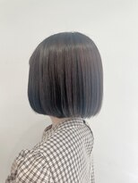 アッシュ 高円寺店(Ash)&nbsp;シンプルボブのダークモカブラウン★★