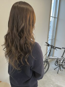 ラフ(LAFF) ロング/パーマ/カーキベージュ