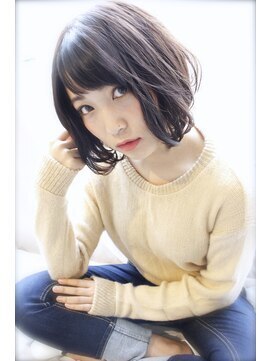 バルバオ サロンドベレーザ 大須(BALBAO salon de belleza) 【BALBAO大須】シースルーバングフェミニンボブ