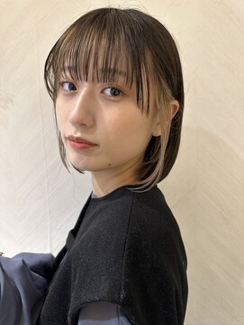 ロンド ストラーダ 心斎橋(Lond strada) シルキーベージュ×グレージュカラー【髪質改善/縮毛矯正】