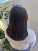 2月　イメチェン　ヘアスタイル　モードヘア　ダークアッシュ