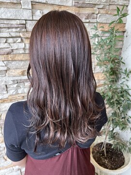 ヘア ミーツ ドレス プレローマ(HAIR meets dress pleroma) 大人かわいい/ピンクブラウン