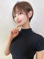 ロンド ストラーダ 心斎橋(Lond strada)&nbsp;ショート×ハイライト白髪ぼかし×イメチェン[心斎橋]