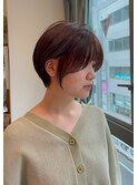 紺野紘三グレージュカラー丸みショート