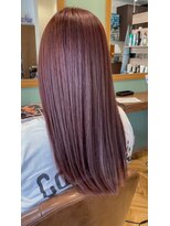 リーフ(Leaf)&nbsp;前髪/マチルダボブ/ピンクベージュ/インナーグレージュ/武蔵浦和