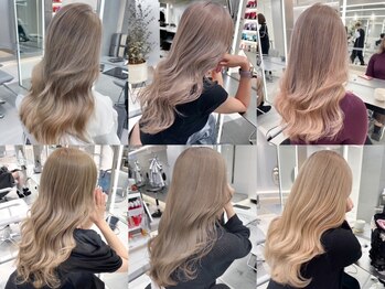 アールプラスヘアサロン(ar+ hair salon)の写真/【カット+イルミナカラー+Aujua（オージュア）+ヘッドスパ¥11000】イルミナ・アディクシーカラーも取扱い◎