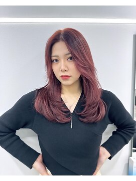 ジゼル(GiseL) 【GiseL】ピンクレイヤー　ダブルカラーケアブリーチ　韓国風