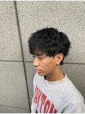 センターパート/メンズ/センターパート/ニュアンスパーマ/波巻き