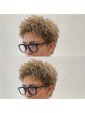 ルースト 西院店(ROOST) スパイキーショート ミルクティーベージュ