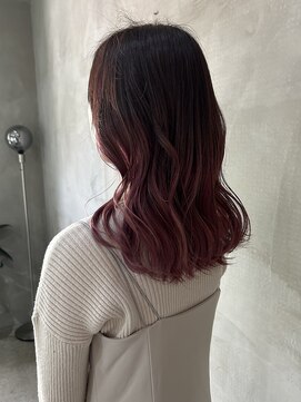 オリ('Oli) ピンクブラウン×ピンクグラデーション