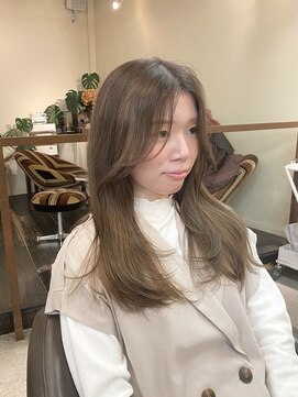 ヒカリス 東三国(HIKARIS) 笑顔溢れるナチュラルグレージュレイヤースタイル