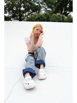 アレンヘアー 甲南本通り店(ALLEN hair) ウルフレイヤー/ミディアムウルフ/ハイトーン