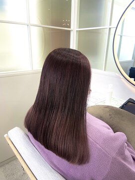 ルーム 郡山店(ROOM) 艶カラー*ピンクブラウン*