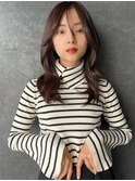 艶髪韓国風くびれロング