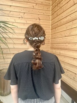 ライフイズ 磐田本店(Life is...) ふわふわ編みおろしヘア♪