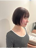 北林/顔周りレイヤーボブ/西梅田北新地堂島