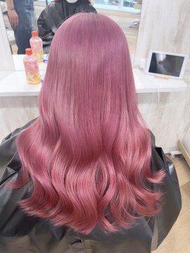 アンククロス 渋谷(ANKH CROSS) ピンクカラー/ピンクヘア/ヘアカラーピンク/韓国ヘア/ブリーチ