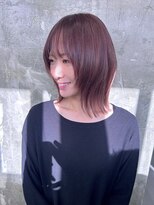 キング(K!ng) 縮毛矯正髪質改善ハイライトレイヤーカット枚方美容室エクステ