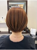 髪質改善ストレート×ショーボブ