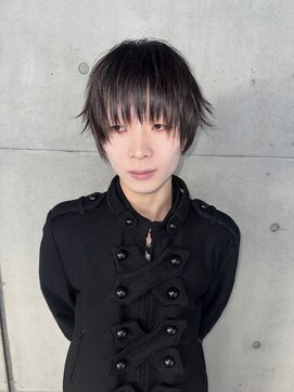 レコ 渋谷(LECO) レイヤーウルフシャギーカットメンズカット