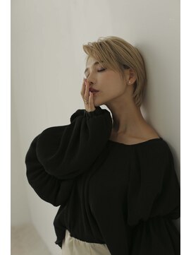 モードケイズ 調布店(MODE K's) 韓国ヘア_調布ショートボブミニウルフレイヤーブリーチ縮毛矯正