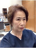 ショートレイヤーパーマカラー