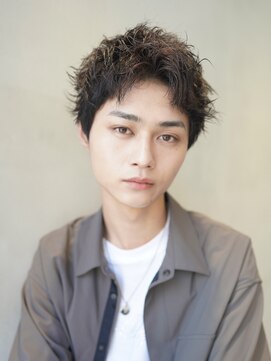 ニコ トウキョウ ロジック(nico TOKYO Logic) 黒髪スパイキーショートアップバンクスーツ社会人20代30代