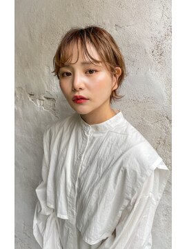 エン 吉祥寺(EN) 20代30代40代前下がり耳掛けショートボブ丸みショート◎