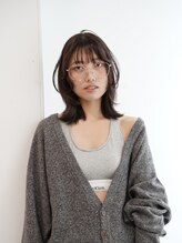 ハク アトリエ(HaKU atelier) レイヤーカット/フェイスレイヤー/ラベンダーブラウン