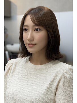 シエテ 津田沼(Siete) ミディアムヘア/暗めカラー/グランマッシュ/津田沼