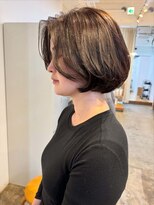 クラフト ヘア デザイン(CRAFT HAIR DESIGN)&nbsp;【CRAFT渡邉】レイヤーボブ / イルミナ オリーブブラウン
