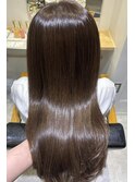 小辻結花 プレミアムイルミナカラー×グレージュ