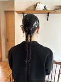 ☆ヘアセットまとめ髪結婚式アレンジ