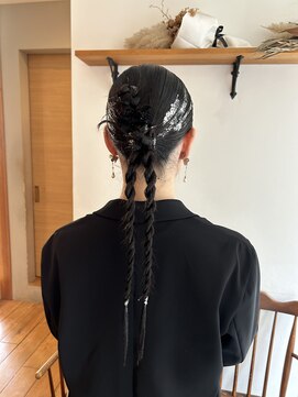 ガーランド (Garland) ☆ヘアセットまとめ髪結婚式アレンジ