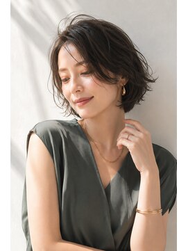 アッシュ 学芸大学店(Ash) ショートボブ/大人女性/アッシュベージュ/白髪ぼかし/脱白髪染め