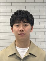 バーバーショップ ヘアーレストホーム(Barber Shop HAIR REST HOME)&nbsp;メンズツーブロラフボディパーマ束感カラーかき上げ20代30代