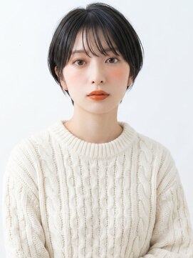 ブラット(Brat) 耳かけで魅せる大人グレージュ×耳かけショート[Brat]