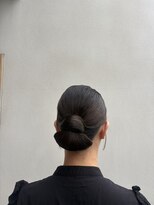 エト(eto) シンプルタイトシニヨン お宮参りヘアセット