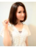 【unolog藤波】ボブ×内巻きワンカール×デジタルパーマ