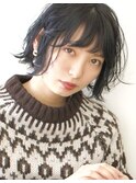 【tela】ネイビーブルー・スイングボブ【溝の口】