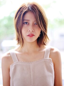 アーチ ブランチ 岡山北長瀬店(ARCH) イルミナベージュ×レイヤーボブ×外はね