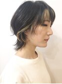 【morio成増/玉井】ウルフ　ハイライト　フェイスフレーミング