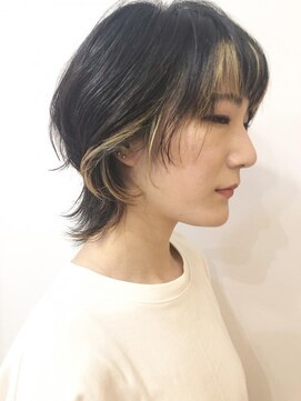 モリオ フロム ロンドン 成増店 【morio成増/玉井】ウルフ ハイライト フェイスフレーミング