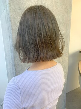 カタチ バイ アンジュ(katachi by Ange) 【katachi高橋】　透明感オリーブグレージュ*外ハネボブ