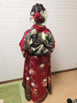 フルリール(fleurir) 成人式振袖着付、セット、ポイントメイク