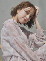 イミ(imi)&nbsp;大人ボブ/パーマボブ/前髪パーマ/ココアベージュ/髪質改善[登戸]